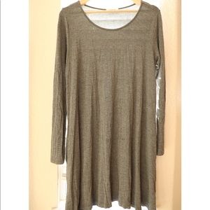 Simple Grey Basic Dress